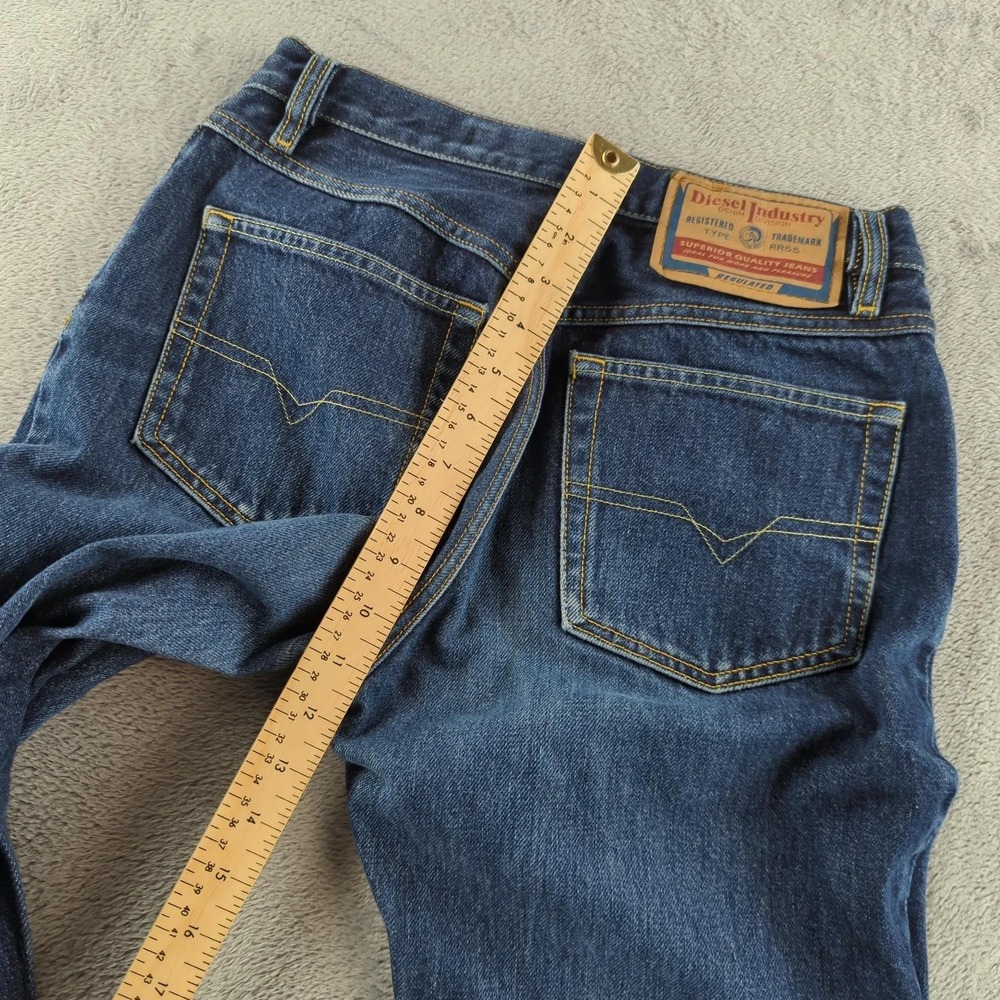 Diesel Men’s Dark Blue Bootcut Jeans - Picture 8 of 12